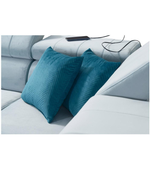 Sofá rinconera convertible BARTEZ V 362 x 196 x 218 cm en varios colores