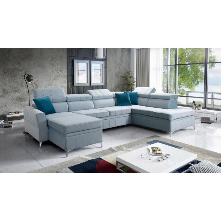 Canapé d'angle convertible BARTEZ VI 328 x 174 x 218 cm en plusieurs couleurs Canapé d'angle convertible BARTEZ VI 328 x 174 x 218 cm en plusieurs couleurs