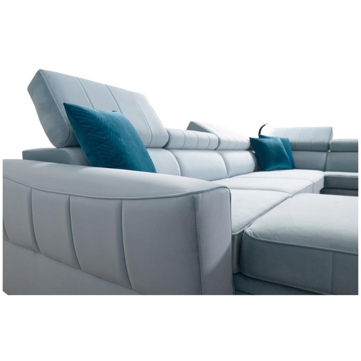copy of Canapé d'angle reversible convertible ANDRE 202 x 85 cm en plusieurs couleurs