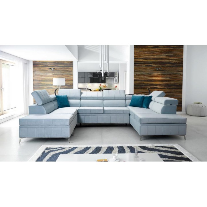Canapé d'angle convertible BARTEZ VIII 362 x 227 x 218 cm en plusieurs couleurs Canapé d'angle convertible BARTEZ VIII 362 x 227 x 218 cm en plusieurs couleurs