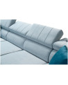 Canapé d'angle convertible BARTEZ VIII 362 x 227 x 218 cm en plusieurs couleurs