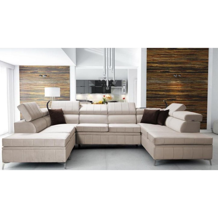 Sofá rinconera convertible BARTEZ VIII 362 x 227 x 218 cm en varios colores