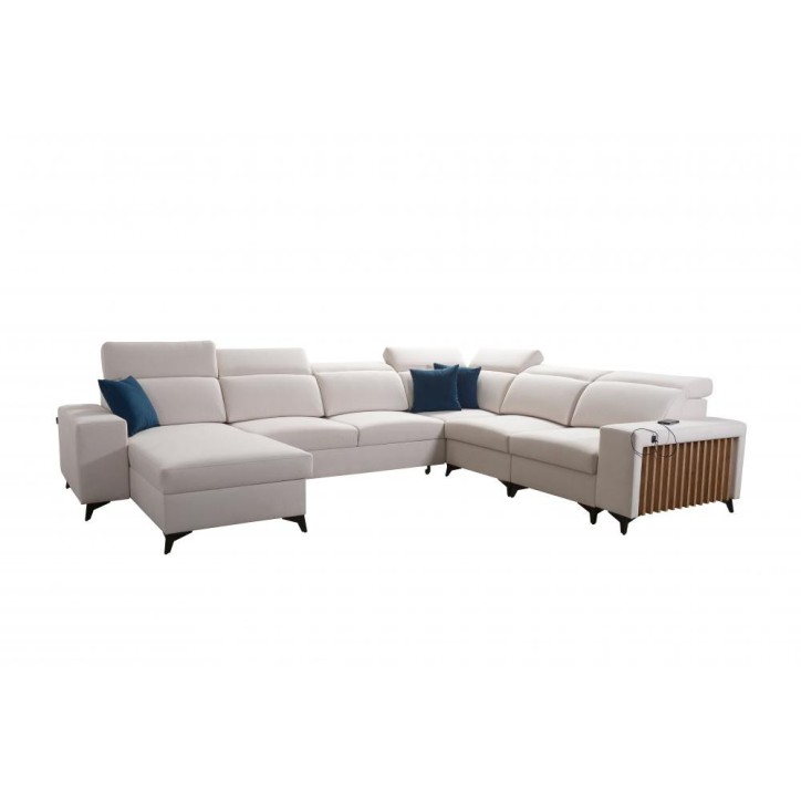 copy of Canapé d'angle reversible convertible ANDRE 202 x 85 cm en plusieurs couleurs