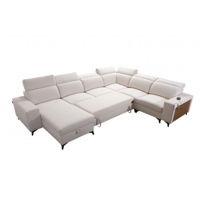 copy of Canapé d'angle reversible convertible ANDRE 202 x 85 cm en plusieurs couleurs