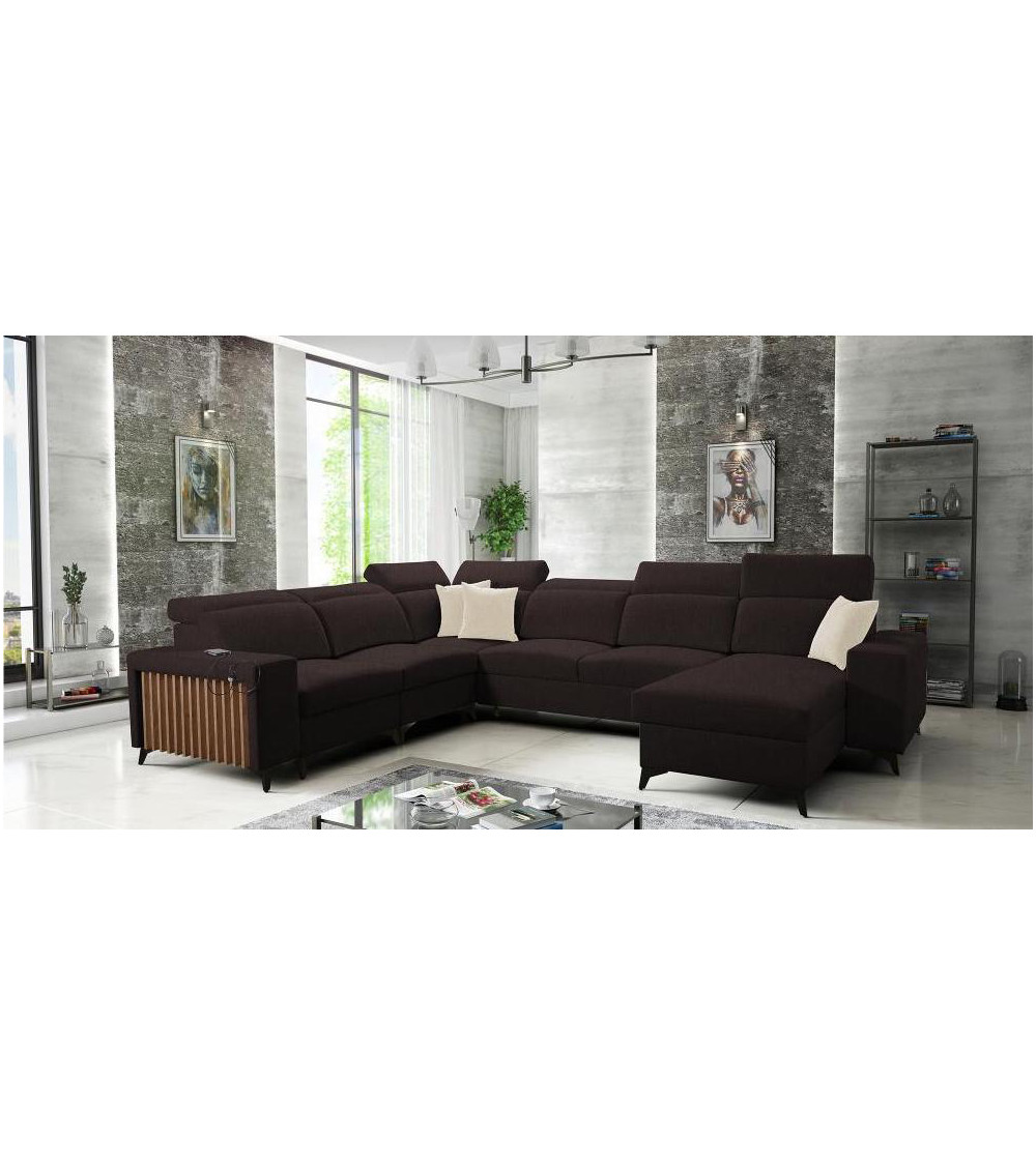 Sofá rinconera convertible BARTONE VIII 361 x 183 x 283 cm en varios colores