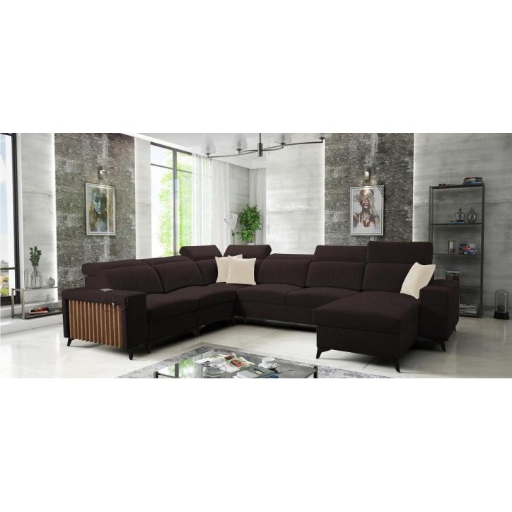 copy of Canapé d'angle reversible convertible ANDRE 202 x 85 cm en plusieurs couleurs