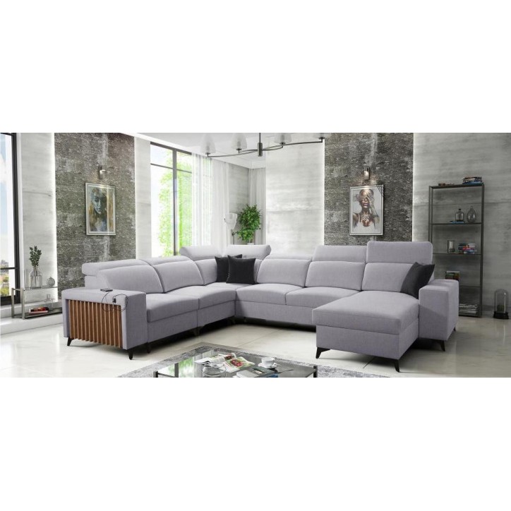 copy of Canapé d'angle reversible ANDRE 202 x 85 cm en plusieurs couleurs