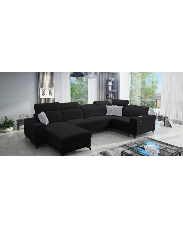 Divano letto angolare BARTONE VIII MIX 361 x 183 x 283 cm in vari colori