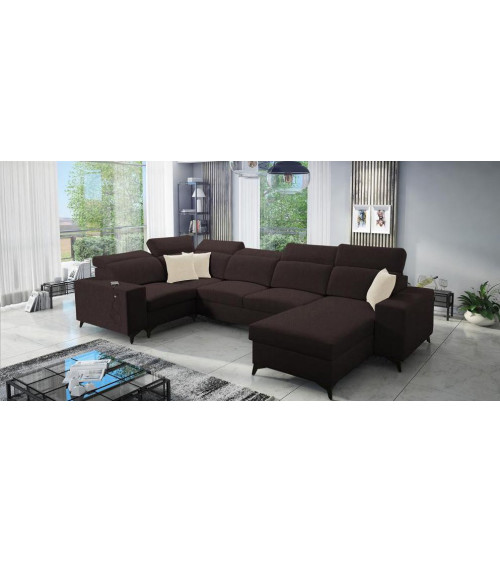 Divano letto angolare BARTONE VIII MIX 361 x 183 x 283 cm in vari colori
