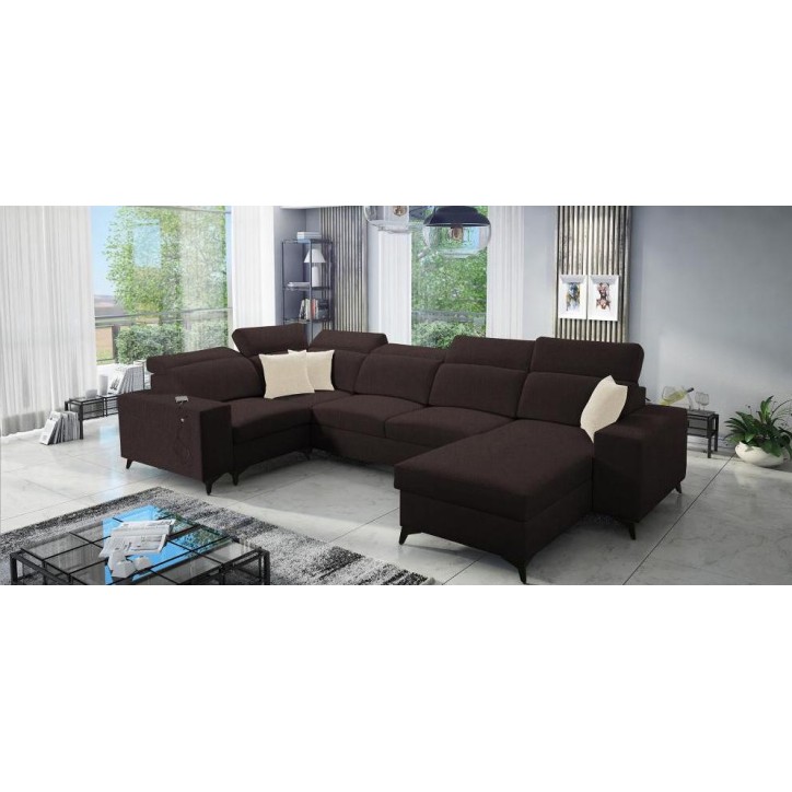 Sofá rinconera convertible BARTONE VIII MIX 361 x 183 x 283 cm en varios colores