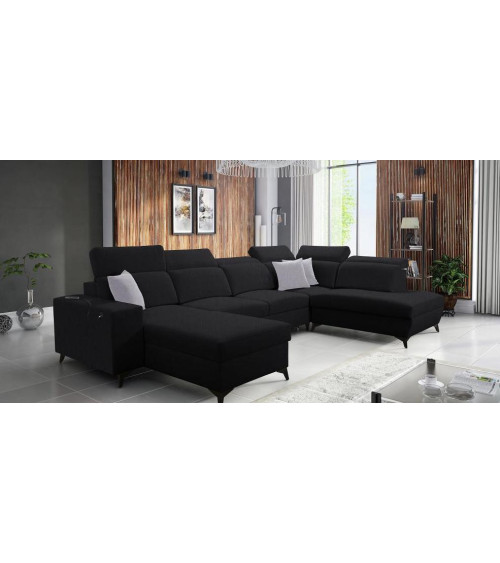 Divano letto angolare BARTONE VI MIX 363 x 183 x 224 cm in vari colori