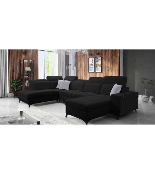 Divano letto angolare BARTONE IV MIX 361 x 183 x 203 cm in vari colori