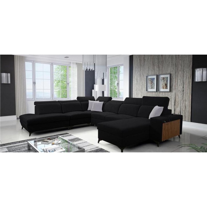 copy of Canapé d'angle reversible ANDRE 202 x 85 cm en plusieurs couleurs