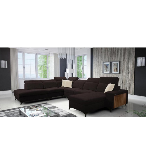 Sofá rinconera convertible BARTONE X 361 x 183 x 300 cm en varios colores