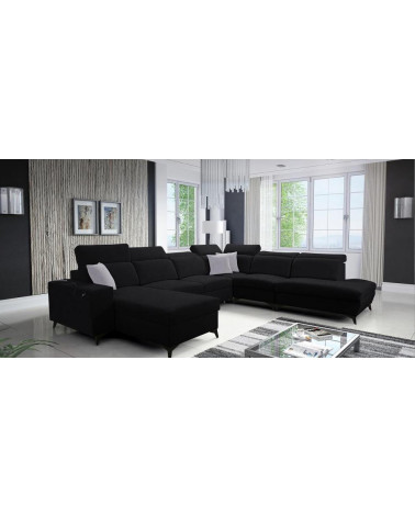 Divano angolare trasformabile BARTONE X 361 x 183 x 300 cm in vari colori