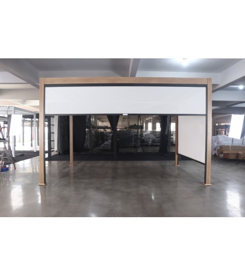 Pergola Cathy - alu 3x3m avec 2 stores