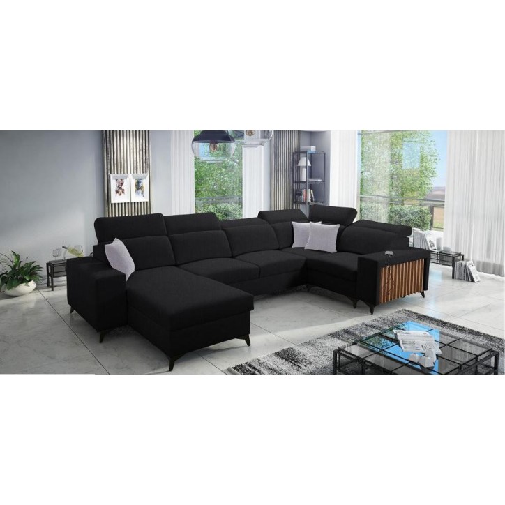 copy of Canapé d'angle reversible ANDRE 202 x 85 cm en plusieurs couleurs