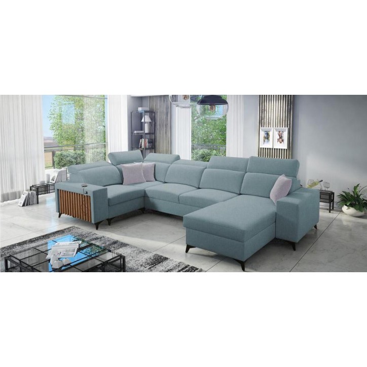 copy of Canapé d'angle reversible ANDRE 202 x 85 cm en plusieurs couleurs