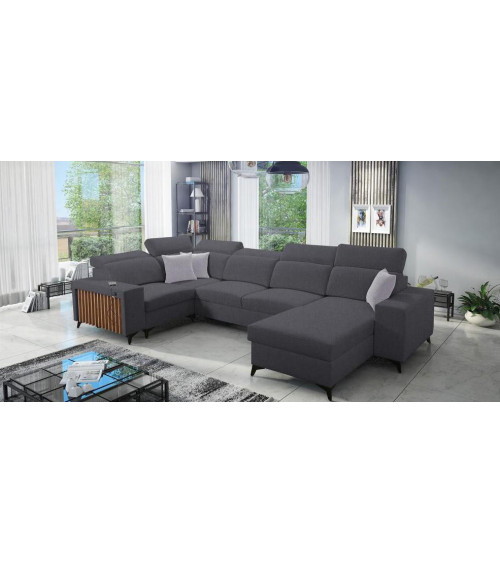 Sofá rinconera convertible BARTONE IV 361 x 183 x 203 cm en varios colores