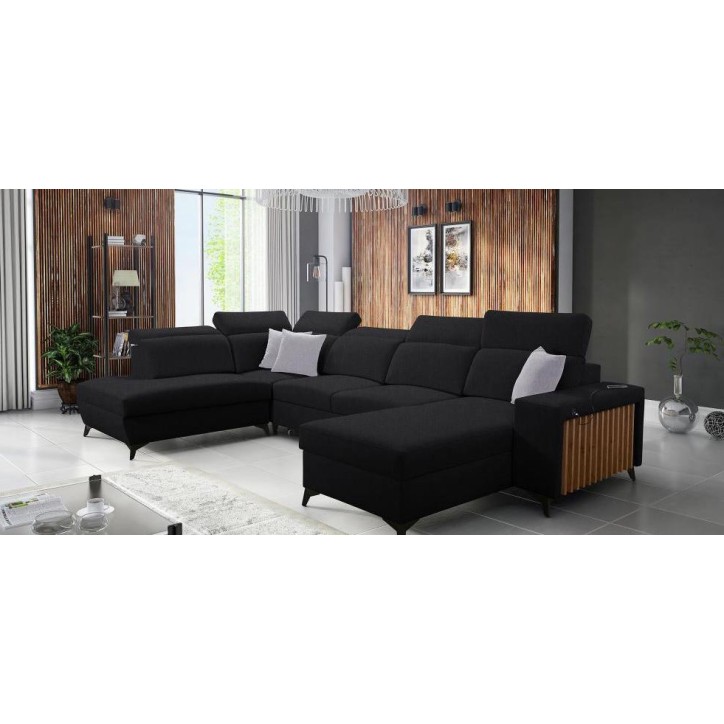 copy of Canapé d'angle reversible ANDRE 202 x 85 cm en plusieurs couleurs