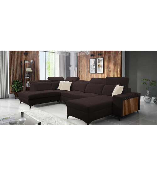 Sofá rinconera convertible BARTONE VI 363 x 183 x 224 cm en varios colores