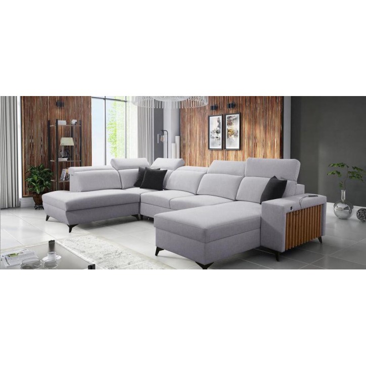 copy of Canapé d'angle reversible ANDRE 202 x 85 cm en plusieurs couleurs