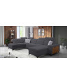 Canapé d'angle convertible BARTONE VI 363 x 183 x 224 cm en plusieurs couleurs