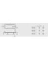 ALVERANA 120/130/140/150/160/170/170x70 cm Badewanne, Stahl emailliert