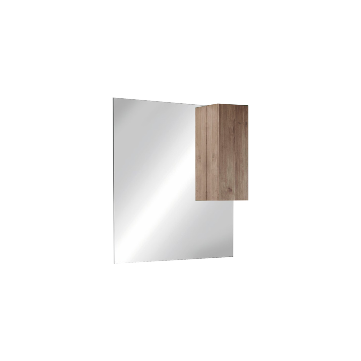 copy of Ensemble salle de bain, meuble+colonne+miroir+vasque STEEL noir frêne, en plusieurs dimensions