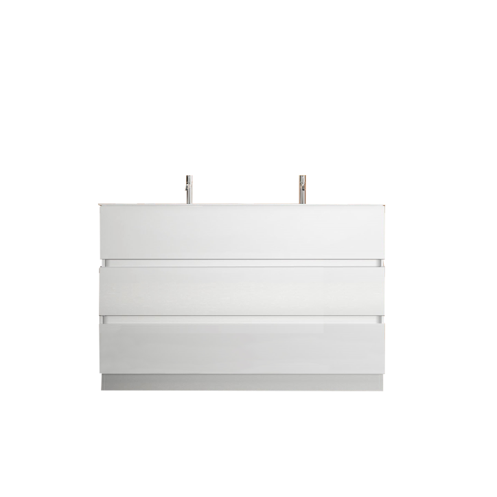 Móvel para casa de banho START branco brilhante  122 x 86 x 47 cm