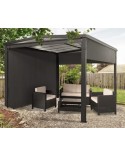 Gazebo Delux Capri PC Top 3x3m avec 4 stores
