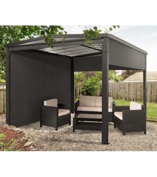Gazebo Delux Capri PC Top 3x3m avec 4 stores