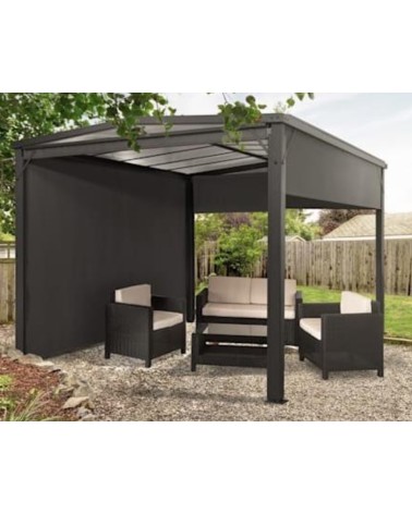 Gazebo Delux Capri PC Top 3x3m avec 4 stores