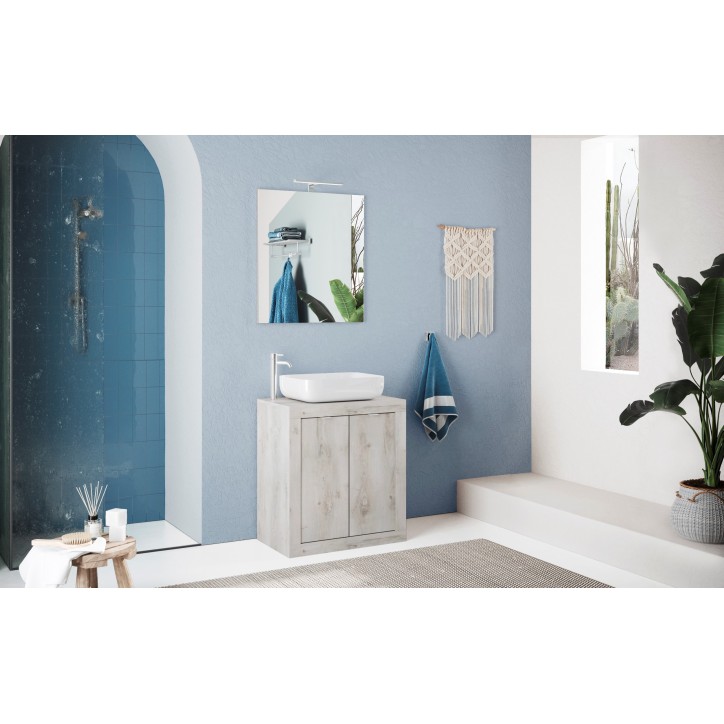 Lavabo BASIC pino bianco, 70 x 78 x 45 cm Lavabo BASIC pino bianco, 70 x 78 x 45 cm