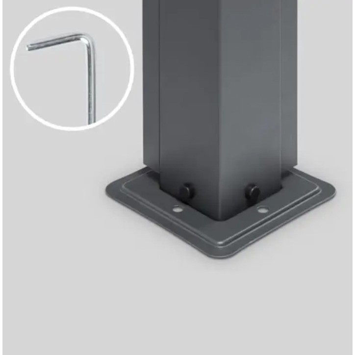 Gazebo Delux Capri PC Top 3x3m avec 4 stores