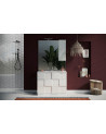 Ensemble salle de bain DAMA BASIC blanc brillant 101 x 86 x 47 cm