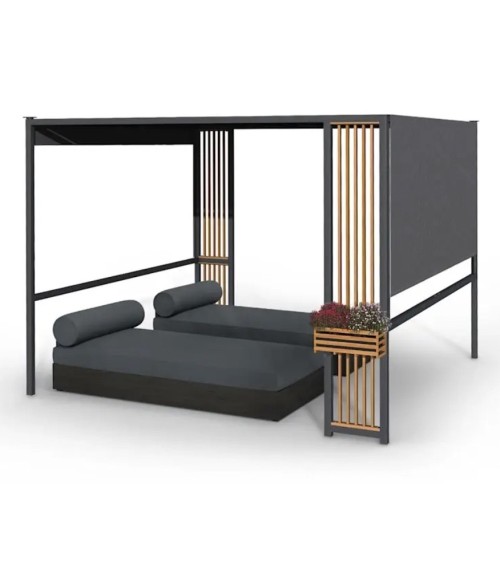 Gazebo Singapour 3x3x2.2m