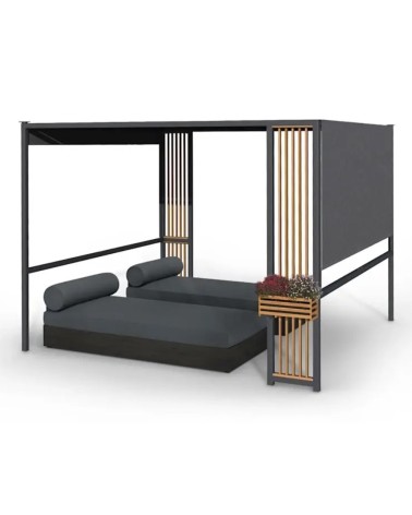 Gazebo Singapour 3x3x2.2m