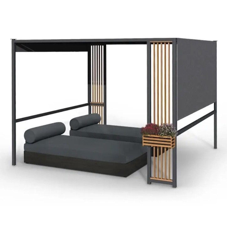 Gazebo Singapour 3x3x2.2m