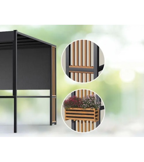 Gazebo Singapour 3x3x2.2m