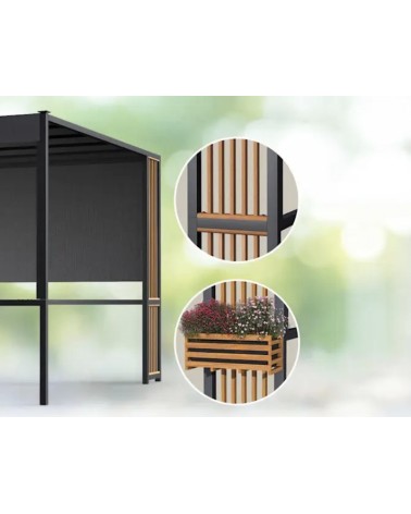 Gazebo Singapour 3x3x2.2m