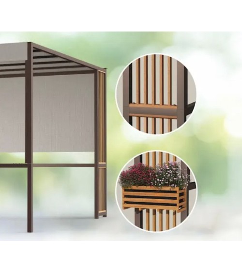 Gazebo Ajaccio 3x3x2.2m