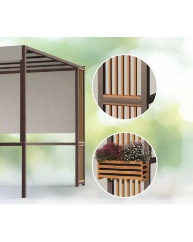 Gazebo Ajaccio 3x3x2.2m