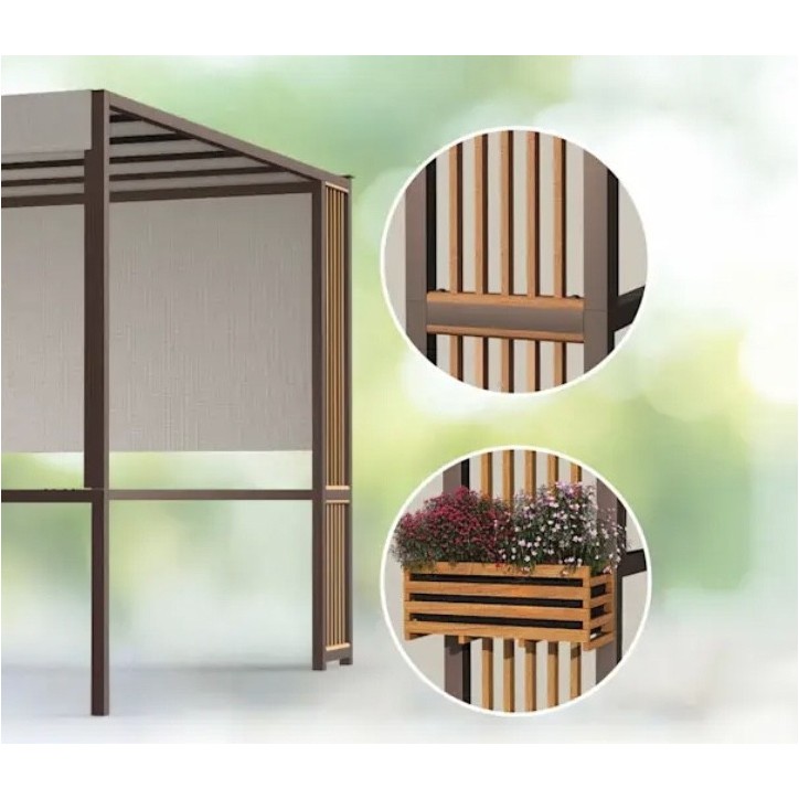 Gazebo Ajaccio 3x3x2.2m