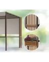 Gazebo Ajaccio 3x3x2.2m