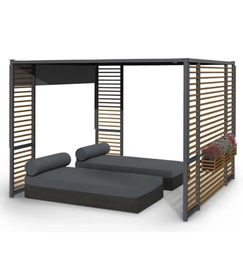 Stell Pulling Gazebo Napoli 3x3x2.2m