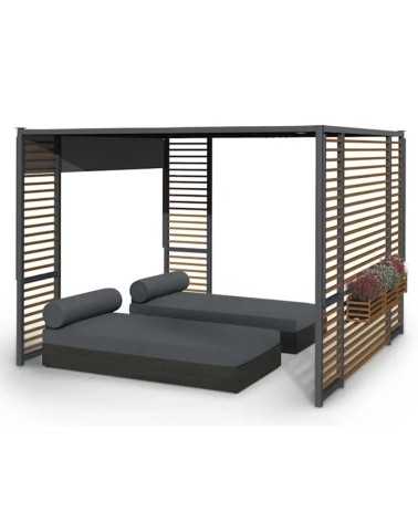 Stell Pulling Gazebo Napoli 3x3x2.2m