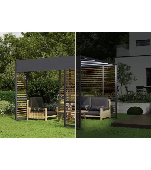 Stell Pulling Gazebo Napoli 3x3x2.2m