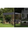 Stell Pulling Gazebo Napoli 3x3x2.2m