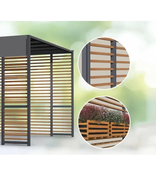 Stell Pulling Gazebo Napoli 3x3x2.2m